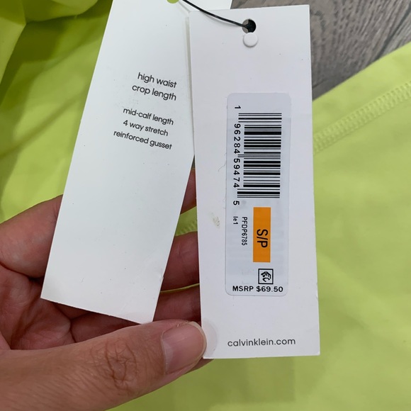 NWT💗🆕 calvin klein High-Rise Pant size s - Picture 4 of 10